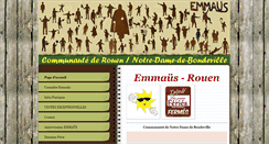 Desktop Screenshot of emmaus-rouen.com