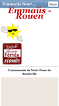 Mobile Screenshot of emmaus-rouen.com