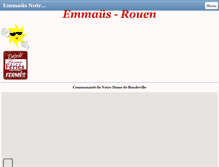 Tablet Screenshot of emmaus-rouen.com